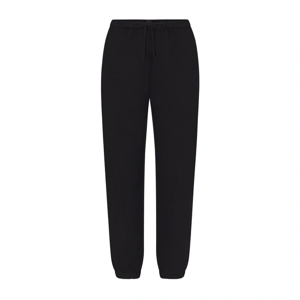 SKIMS NWT Classic Cotton Fleece Jogger - Onyx - Picture 7 of 7